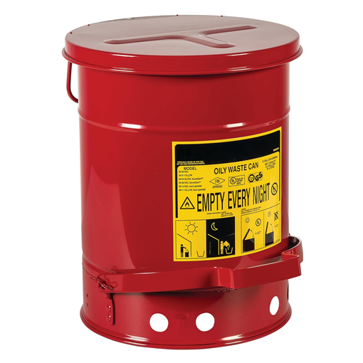 Foot-Operated Oily Waste Can