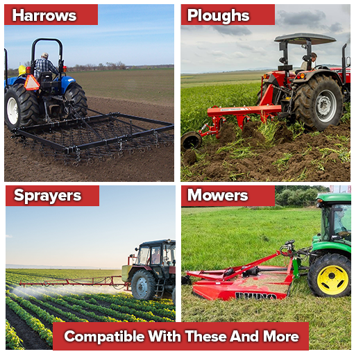 CAT 1 Quick Hitch System with Stabilizer Bar