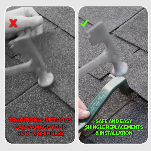 Roof Shingle Removal & Installer Tool