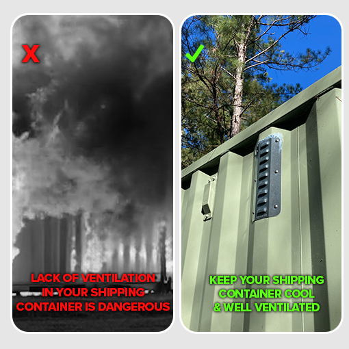Shipping Container Vent Kit
