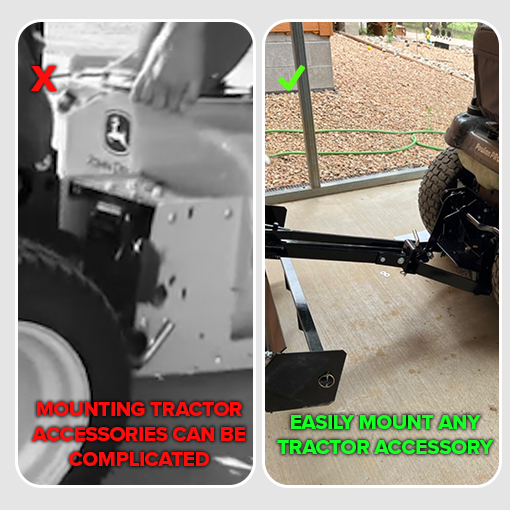 Tractor Rear Sleeve Hitch Attachment