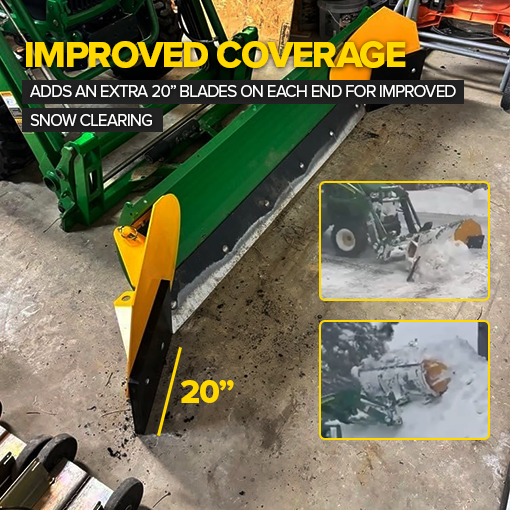 Heavy Duty Snow Plow Pro-Wing Blade Extenders