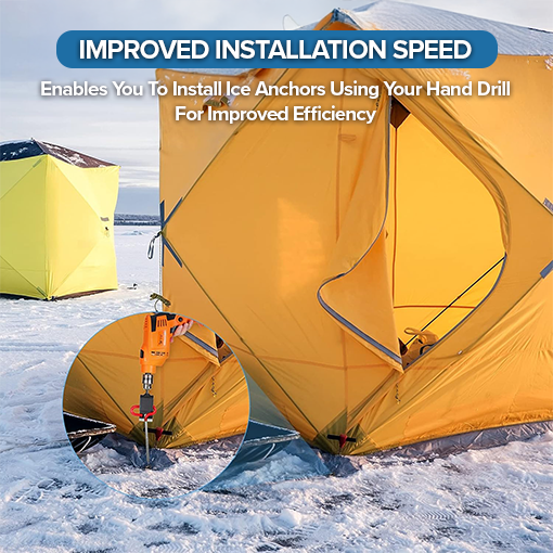 Universal Ice Anchor Drill Adapter