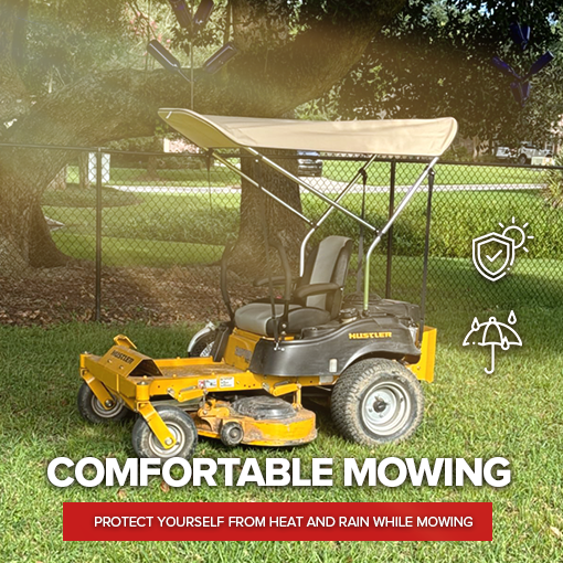 Zero-Turn Lawn Mower Shade Canopy