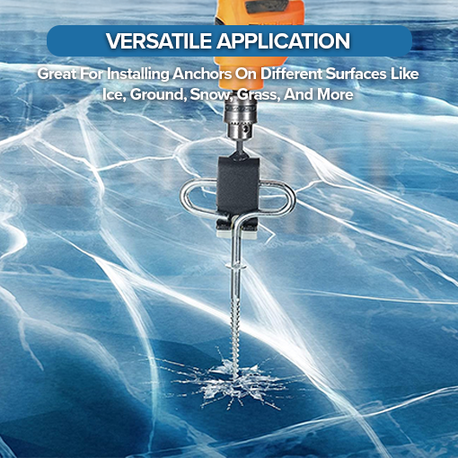 Universal Ice Anchor Drill Adapter