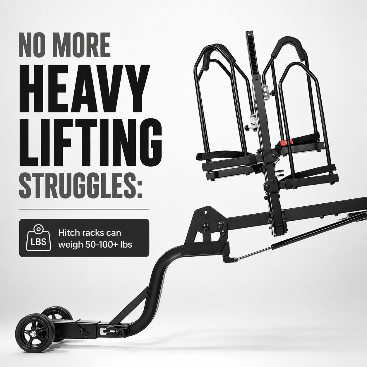 Easy Transport Hitch Rack Dolly