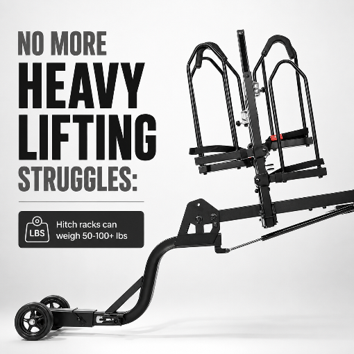 Easy Transport Hitch Rack Dolly