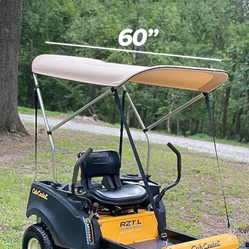 Zero-Turn Lawn Mower Shade Canopy