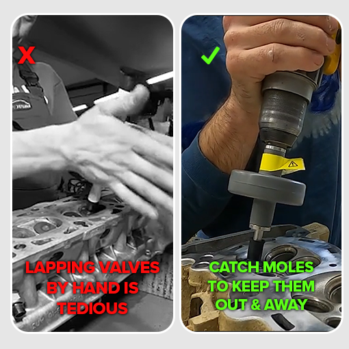 Valve Lapping Attachment Tool for Drill