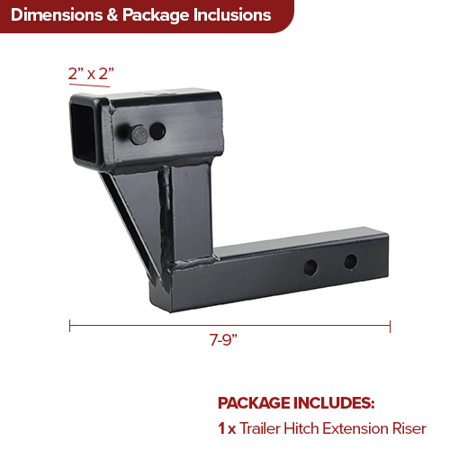 Trailer Hitch Extension Riser