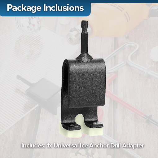 Universal Ice Anchor Drill Adapter