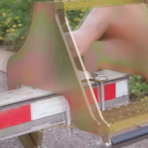 Truck Folding Rear Entry Step