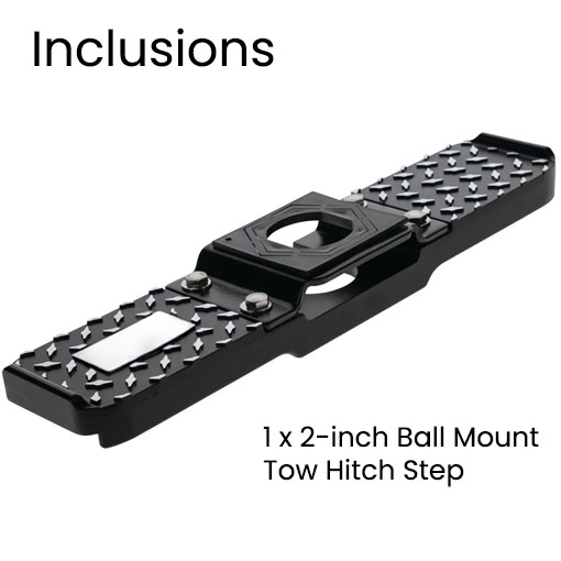 2-inch Ball Mount Tow Hitch Step