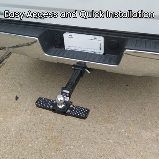 2-inch Ball Mount Tow Hitch Step