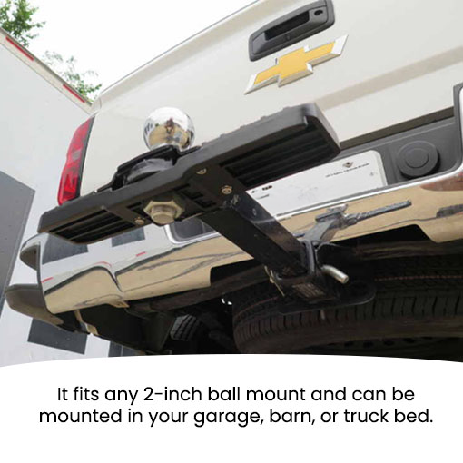 2-inch Ball Mount Tow Hitch Step