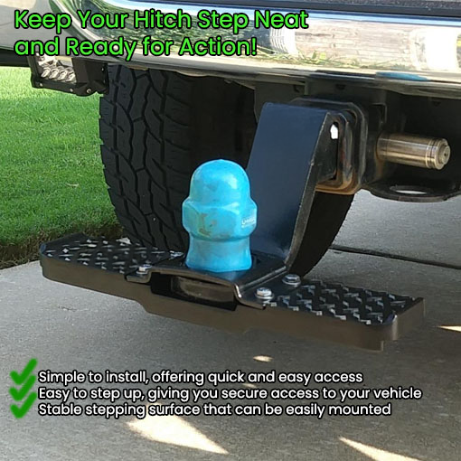 2-inch Ball Mount Tow Hitch Step