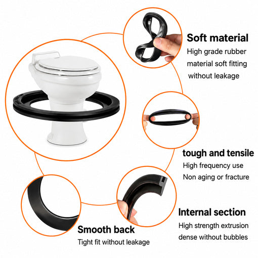 RV Toilet Seal Flush Ball Seal Gasket Replacement