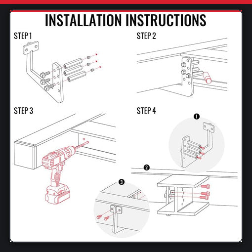 Anti-Sag RV Bumper Support Brackets