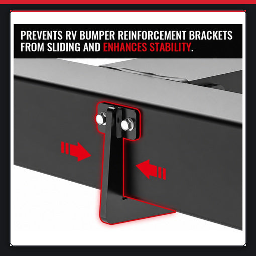 Anti-Sag RV Bumper Support Brackets