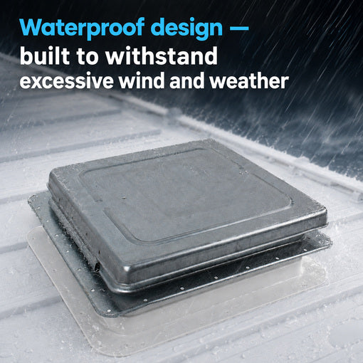 14-Inch Universal Roof Vent Non-Powered with Metal Lid
