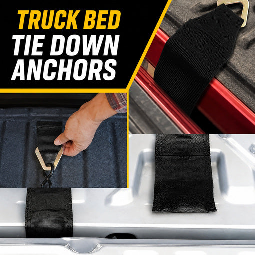 Easy Pickup Truck Bed Tailgate Tie-Down Anchors