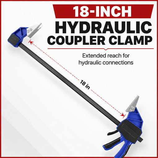 18" Hydraulic Quick Coupler Clamp with 6 Duo-Jaw Set