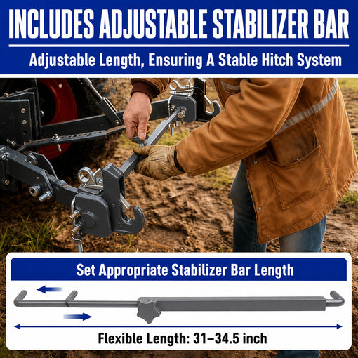 CAT 2 Tractor Easy Change Quick Hitch System