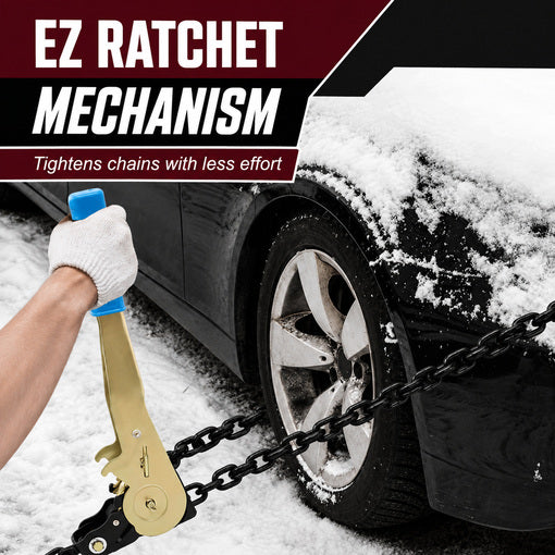 2-Pack 2500 LBS Easy Ratcheting Chain Load Binder