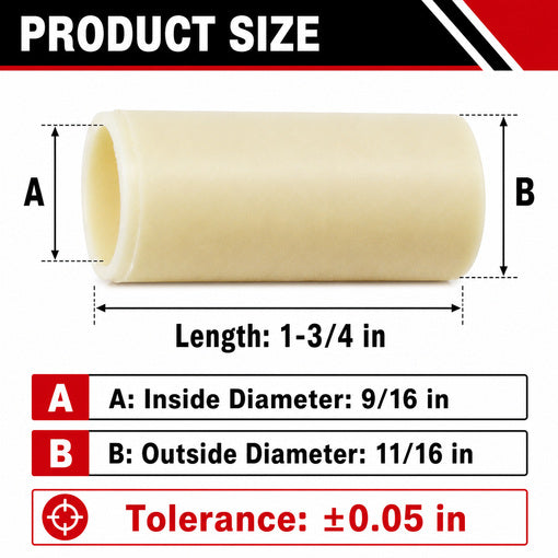8-Pack Nylon Trailer Leaf Spring Bushings Replacement