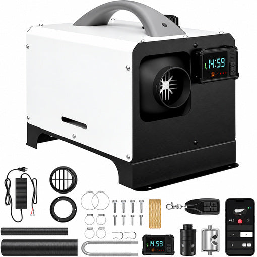 12V/24V 8KW All-in-One Portable Diesel Air Heater