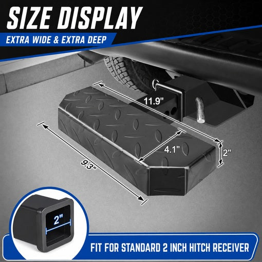2-Inch Receiver Hitch Bump Guard and Hitch Step