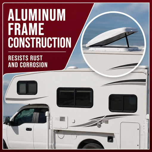 RV Escape Hatch/Exit Vent with Aluminum Frame