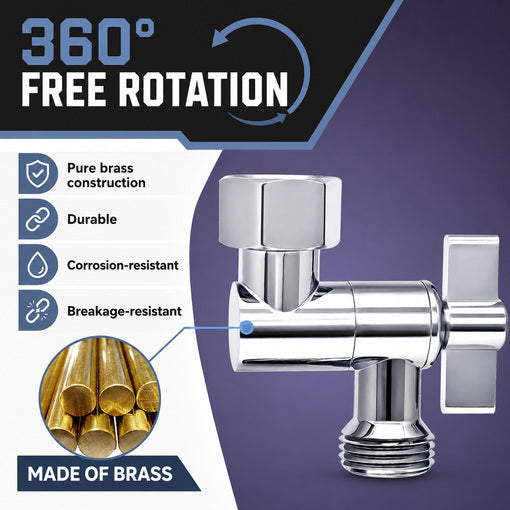 RV Metal Shower Head Elbow Adapter