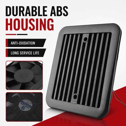 RV One-Way Silent Wind Air Vent with Exhaust Fan