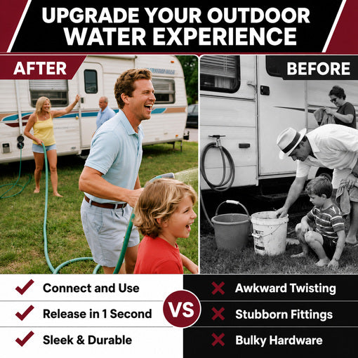 All-Metal RV Quick Connect Spray Port