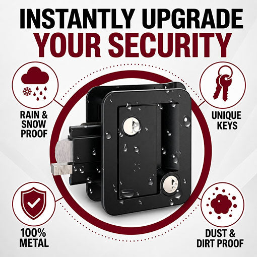 All Metal RV Door Lock Replacement