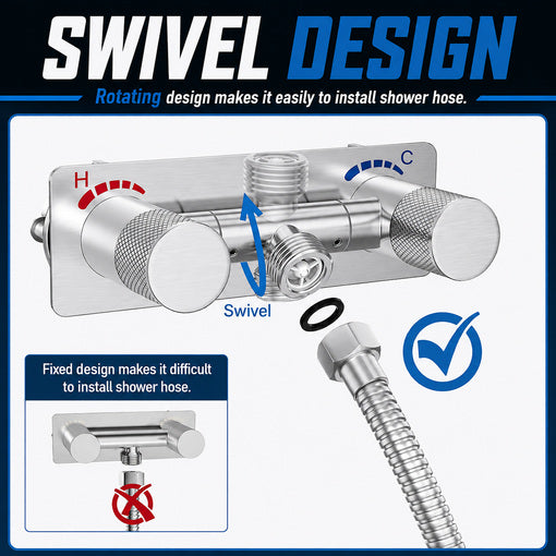 4" RV All Metal Shower Faucet Valve Replacement