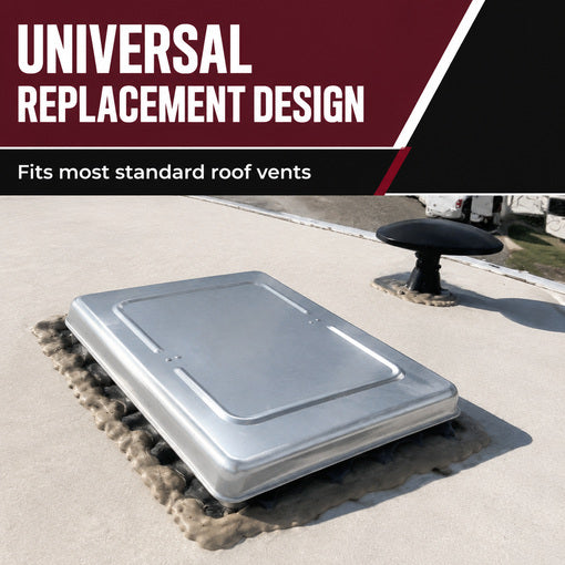RV 14-Inch Metal Roof Vent Lid Replacement