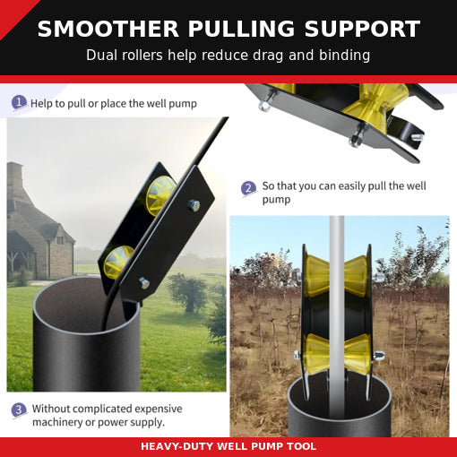 Heavy-Duty Well Pump Installation and Pulling Tool