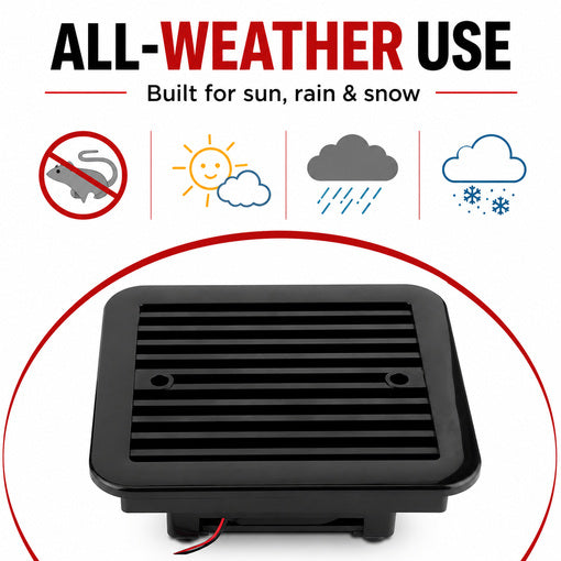 RV One-Way Silent Wind Air Vent with Exhaust Fan