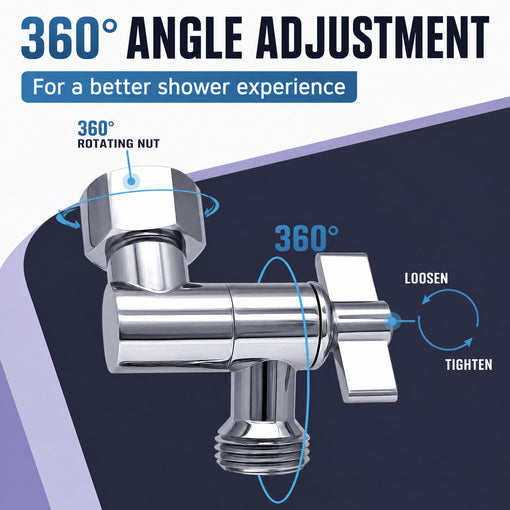 RV Metal Shower Head Elbow Adapter