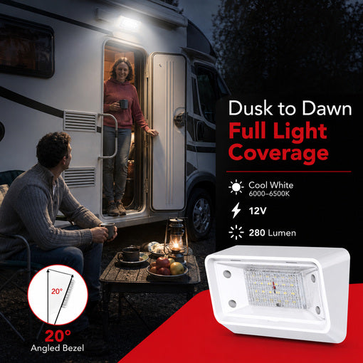 2-Pack RV Exterior Porch Utility Light Replacement