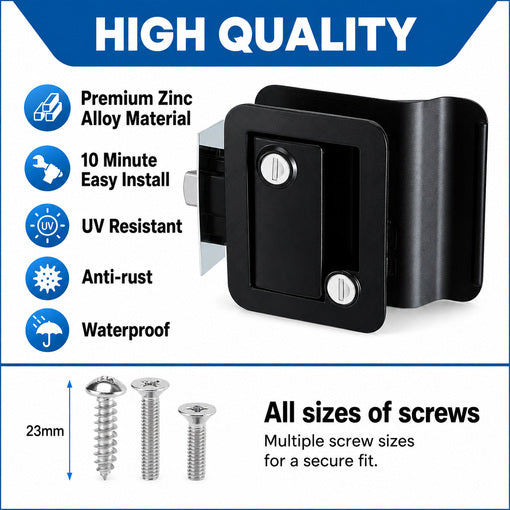 2-Pack RV Door Locks Replacement with Paddle Deadbolt