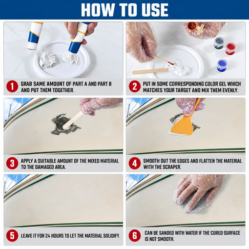Easy DIY Marine Fiberglass Repair Kit