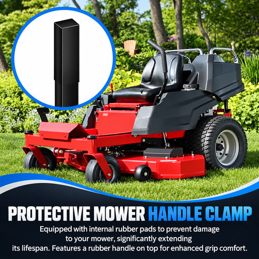 Zero Turn Mower Bucket Holder With Assist Handle
