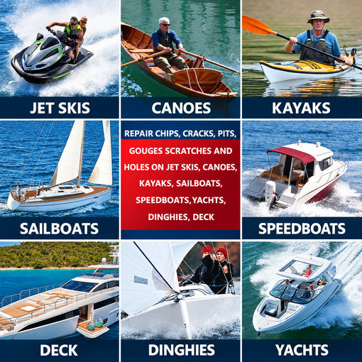 All-in-One Marine Fiberglass Repair Kit (White)