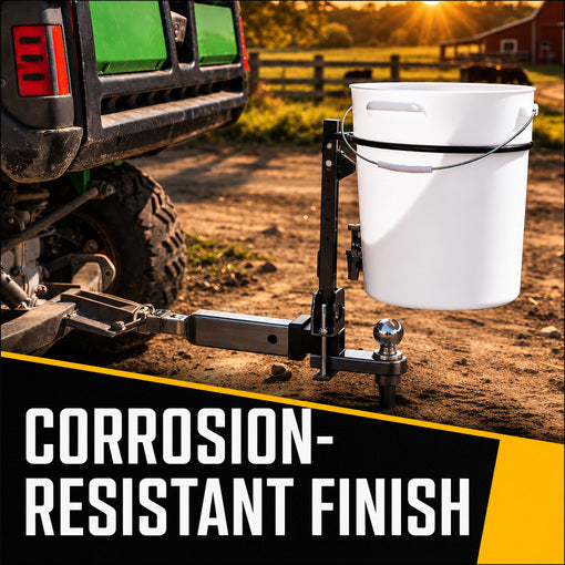 6-Way Clamp-On Universal Tractor Mower 5-Gallon Bucket Holder
