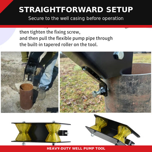 Heavy-Duty Well Pump Installation and Pulling Tool