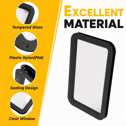 RV Entry Entrance Door Window Replacement
