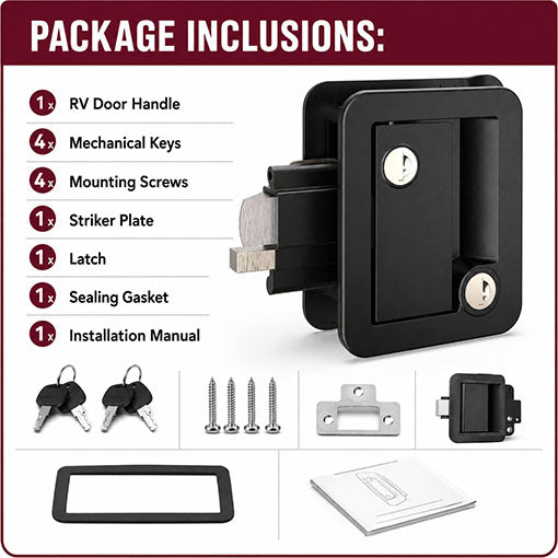 All Metal RV Door Lock Replacement